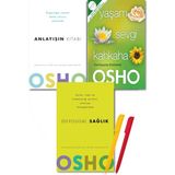 Osho Yeni 3 Kitap Set (Anlayışın Kitabı+Yaşam Sevgi Kahkaha+Duygusal Sağlık)+Kalem-Butik Yayınları