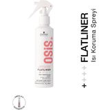 Osis Flatliner 200 ml Isı Koruma Spreyi Elektriklenmeyi Azaltarak Pürüzsüz Saç Görünümü Sağlar
