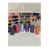 Oskar 120no Polyester Dikiş Ipliği 5000 Mt (6 ADET)(LACİVERT-FUŞYAPEMBE-BEBEMAVİ-MOR-İNDİGOMAVİ-TURUNCU)
