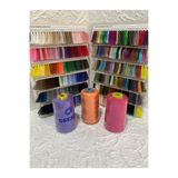 Oskar 3 'lü Set Dikiş Ipliği 120 No Polyester (MOR-TURUNCU-FUŞYAPEMBE)