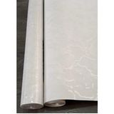 Oskar Kendinden Desenli Kabartmalı Duvar Kağıdı 53 cm Genişliğinde 10 Metre Uzunluğunda Dekoratif Tasarım - Beyaz - 100 x 110 cm