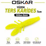 Oskar Yüzen Ters Karides 7Cm Sarı 3 Adet