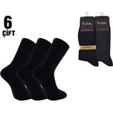 Oskasa Pierre Cardin 611 Orjinal Erkek Bambu Yün Çorap 6'lı - Antrasit - 40 - 44