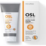 OSL Omega Skin Lab Renkli Güneş Koruyucu Spf 50 Koyu Tenliler Için Güneş Kremi - Ultra Fluid Spf 50 Brown
