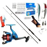 Oslo 3000 240CM 20-40GR Remixon Double Blackrapala Maket Balık Spin Olta Takımı Seti