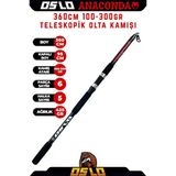 Oslo Anaconda 360Cm 100-300Gr Teleskopik Olta Kamışı