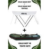 Oslo Fishing Team Haki Şişme Bot Ve Tente Seti