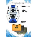 Oslo Fishing Team Mavi Beyazi Şişme Bot - Motor Ve Güç Kaynağı Seti