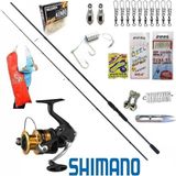 Oslo Fx C3000 Remixon Double Black 270CM 20-40GR Kıyı Spin Olta Takımı Seti