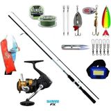Oslo FX4000 Daiwa Sweepfire 210CM 10-30GR Turna Spin Olta Takımı Seti