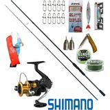 Oslo FX4000 Remixon Double Black 210CM 20-40GR Spin Olta Takımı Seti