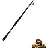 Oslo Master 240CM 7-35 gr Tele Spin Olta Kamışı - Siyah
