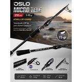 Oslo Micro Tele 210CM 1-10GR Lrf Olta Kamışı - Siyah