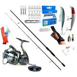 Oslo Next 4000 240cm 20-40gr Remixon Double Black Rapala Maket Balık Spin Olta Takımı Seti