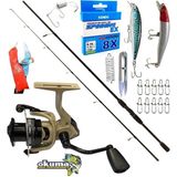 Oslo Okuma Outrax 4000 270CM 20-40GR Remixon Double Black Rapala Maket Balık Spin Olta Takımı Seti