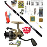 Oslo Okuma Outrax 6000 360CM 100-300GR Anaconda Profesyonel Sazan Kıyı Olta Takımı Seti