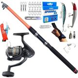 Oslo Okuma Revenger Rv-40 210CM 50-150GR Piranha Dolphin Rapala Maket Balık Spin Olta Takımı Seti