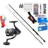 Oslo Okuma Revenger Rv-40 240CM 20-40GR Remixon Double Black Spin Olta Takımı Seti