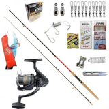 Oslo Okuma Revenger Rv-40 270CM 10-35GR Remixon Red Zoom Karbon Kıyı Spin Olta Takımı Seti