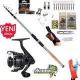 Oslo Okuma Revenger RV-4000A 270CM 60-120GR Carbo-X Tele Kıyı Olta Takımı Seti