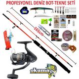 Oslo Okuma Revenger Rv-65 165cm 100-250gr Kendo Holiday Boat Profesyonel Deniz Tekne ve Bot Olta Takımı Seti