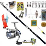 Oslo Okuma Safina Pro 8000 360cm 3,5lbs Carp-x Profesyonel Sazan Kıyı Olta Takımı Seti
