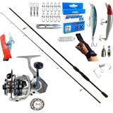 Oslo Okuma Safyre 4000 240CM 20-40GR Remixon Double Black Rapala Maket Balık Spin Olta Takımı Seti