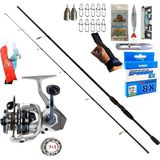 Oslo Okuma Safyre 4000 240CM 20-40GR Remixon Double Black Spin Olta Takımı Seti