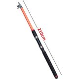 Oslo Piranha Dolphin 210CM 50-150GR Tele Spin Olta Kamışı - Turuncu