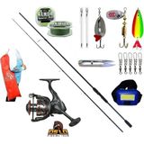 Oslo Shinari 4000 Remixon Double Black 210CM 20-40GR Turna Spin Olta Takımı Seti