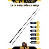 Oslo Zen Pro 274CM 8-42GR Spin Olta Kamışı Karbon Gövde ile Güçlü Atış Performansı - 1 - Mor