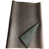 OSM LEATHER Kalite Hakiki kuzu Derisi Post - İnce doğal damar efekti - Tam Deri - kahverengi bej siyah Renk - 5-7 sq ft - 0.8-1.2 mm ortalama Kalınlık - Gerçek Kuzu postu - İnce Craft - Döşeme - Craft çantalar ve ceketler için uygun (Siyah)