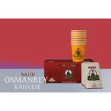 Osman Bey Kahvesi 10 Saniyede Hazır Türk Kahvesi 50'li Paket- Sade - 6 gr