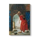 Osman Hamdi Bey - Kaplumbağa Terbiyecisi Tablosu 100 x 140