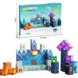 Osman Kızılkaya Kzl Manyetik Blok Yapı Küpleri Seti 64 Parça (2X2X2 Cm) - Mıknatıslı Zeka Oyuncağı CH1392