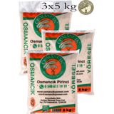 Osmancık Pirinç 3x5 kgGerçek Osmancık pirinci - 15 kg