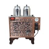 Osmanlı 2 Demlikli Bakır Elektrikli Çay Kazanı