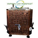 Osmanlı Çay Kazanları Osmanlı Yeni Nesil Tiryaki Marka Çayland Çay Makinesi 2 Gözlü Elektrikli Çay Kazanı