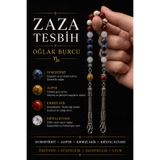OSMANLI DEĞERLİ TAŞ Oğlak Burcu Zaza Tesbih Doğal Taş Dumortierit, Jasper, Kırmızı Akik, Kristal Kuvars