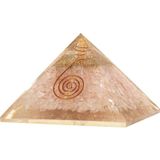 Osmanlı Değerli Taş Pembe Kuvars Doğal Taş Organit Piramit - 6Cm, Şifa Ve Enerji Kaynağı, Dekoratif Ve Şık Tasarım