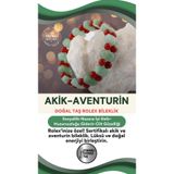 Osmanlı Değerli Taş Sertifikalı Akik-Aventurin Roleks Bileklik