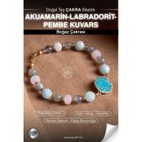 Osmanlı Değerli Taş Sertifikalı Akuamarin-Labradorit-Pembe Kuvars Doğal Taş Altın Kaplama Boğaz Çakra Bileklik Odt128