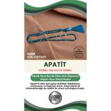 Osmanlı Değerli Taş Sertifikalı Apatit Doğal Taş 6Mm Kolye Tesbih Odt031