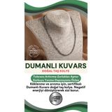 Osmanlı Değerli Taş Sertifikalı Dumanlı Kuvars Doğal Taş Kolye