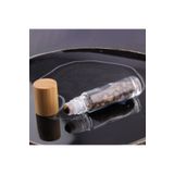 OSMANLI DEĞERLİ TAŞ Sertifikalı Kaplan Gözü Taşı Doğal Taş Yüz Ve Cilt Esans Ve Yağ Şişesi - 10 Ml, 8 Cm Bambu Kapak