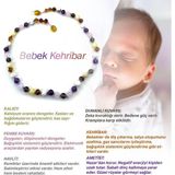 Osmanlı Değerli Taş Sertifikalı Kehribar-Ametist-Pembe Kuvars-Havlit-Kalsit-Dumanlı Kuvars-Doğal Taş Kolye