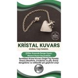 OSMANLI DEĞERLİ TAŞ Sertifikalı Kristal Kuvars Doğal Taş Pandül - S017