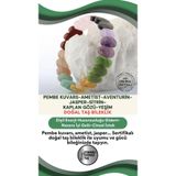 Osmanlı Değerli Taş Sertifikalı Pembe Kuvars-Ametist-Aventurin-Jasper-Sitrin-Kaplan Gözü-Yeşim Doğal Taş Bileklik