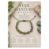 OSMANLI DEĞERLİ TAŞ SERTİFİKALI YEŞİL AVENTURİN MAKROME BİLEKLİK