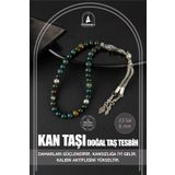 OSMANLI DOĞAL TAŞ Kan Taşı Doğal Taş Tesbih 33 lük 6 mm